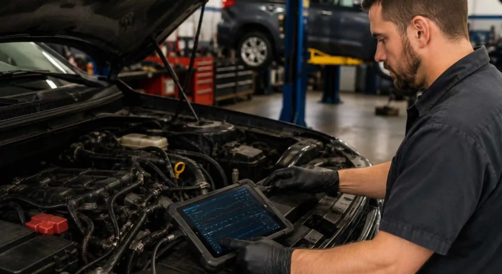 Advanced vehicle diagnostics at Murfreesboro auto repair shop
