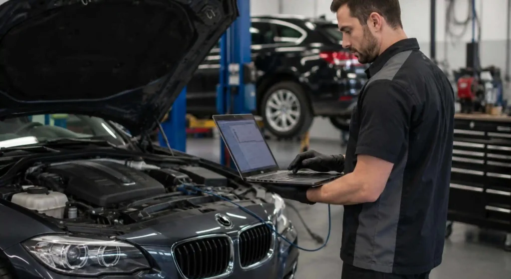 European car diagnostics at a Murfreesboro auto repair shop